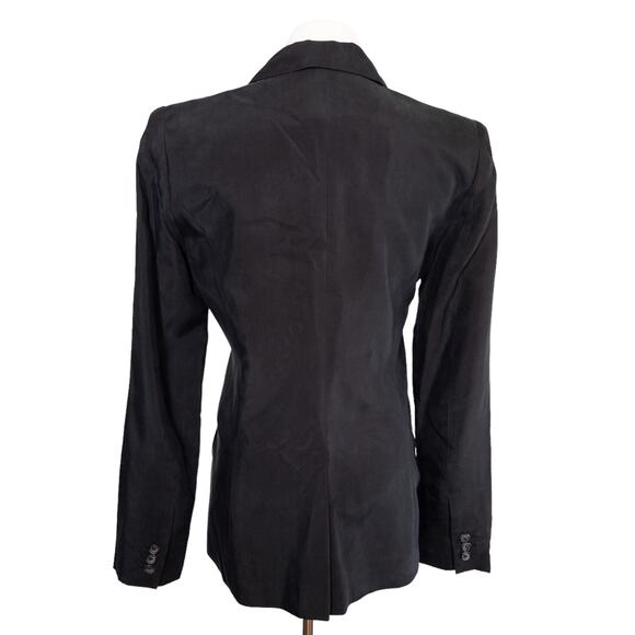 Smythe DB Tuck-In Blazer Double Breasted in Black Size 4 Super Soft Revolve - Picture 3 of 16